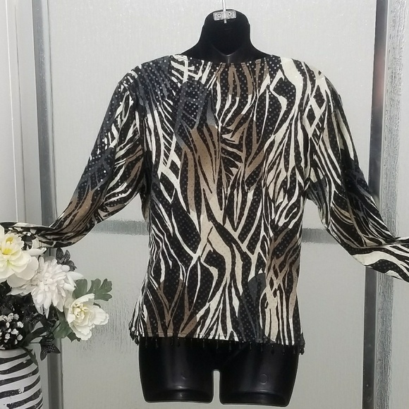 COLLECTION DRESSBARN WOMAN BLOUSE SZ.XL - Picture 3 of 8